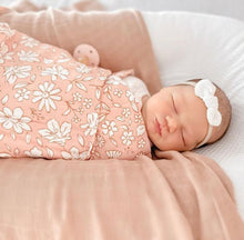 Load image into Gallery viewer, Boho Floral Swaddle Wrap