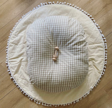 Load image into Gallery viewer, Gingham Baby Lounger