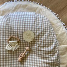 Load image into Gallery viewer, Gingham Baby Lounger
