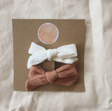 Load image into Gallery viewer, Ribbed Cotton Clips