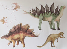 Load image into Gallery viewer, Dinosaur Wall Decals