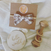 Load image into Gallery viewer, Gingham Cotton Bow