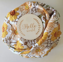 Load image into Gallery viewer, Sunflower Swaddle Wrap