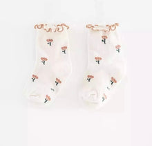 Load image into Gallery viewer, Floral Baby Socks