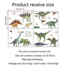 Load image into Gallery viewer, Dinosaur Wall Decals