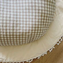 Load image into Gallery viewer, Gingham Baby Lounger