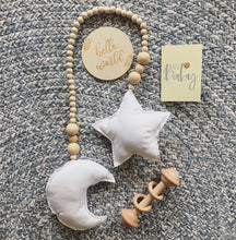 Load image into Gallery viewer, Hanging Moon & Star