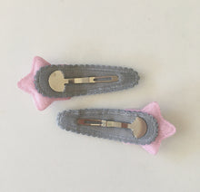 Load image into Gallery viewer, Velvet Star Clips