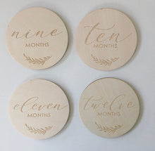 Load image into Gallery viewer, First Year Wooden Milestone Set