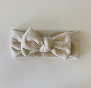 Neutral Top Knot Bows