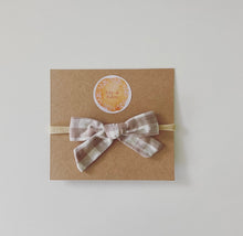 Load image into Gallery viewer, Gingham Cotton Bow
