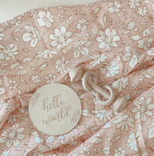 Load image into Gallery viewer, Boho Floral Swaddle Wrap
