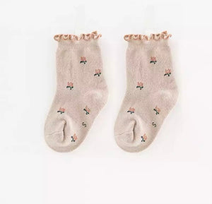 Floral Baby Socks